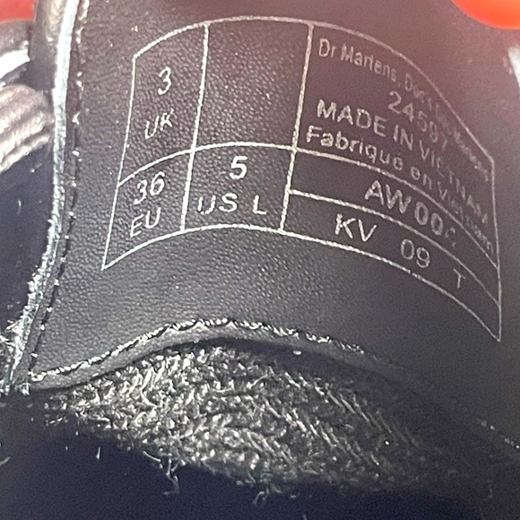 BNIB DR MARTENS 1461 SHIFTABLE SEQUINS LOAFER BLACK/SILVER UK 3 US 5 - Picture 14 of 16